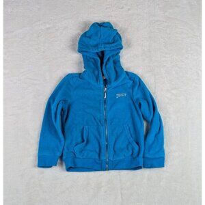 Juicy Couture Toddler Girls Velour Track Suit Jacket 3T Blue Silver Sequins Y2K